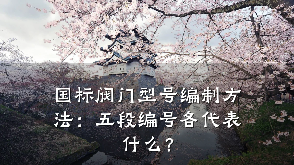 国标阀门型号编制方法：五段编号各代表什么？