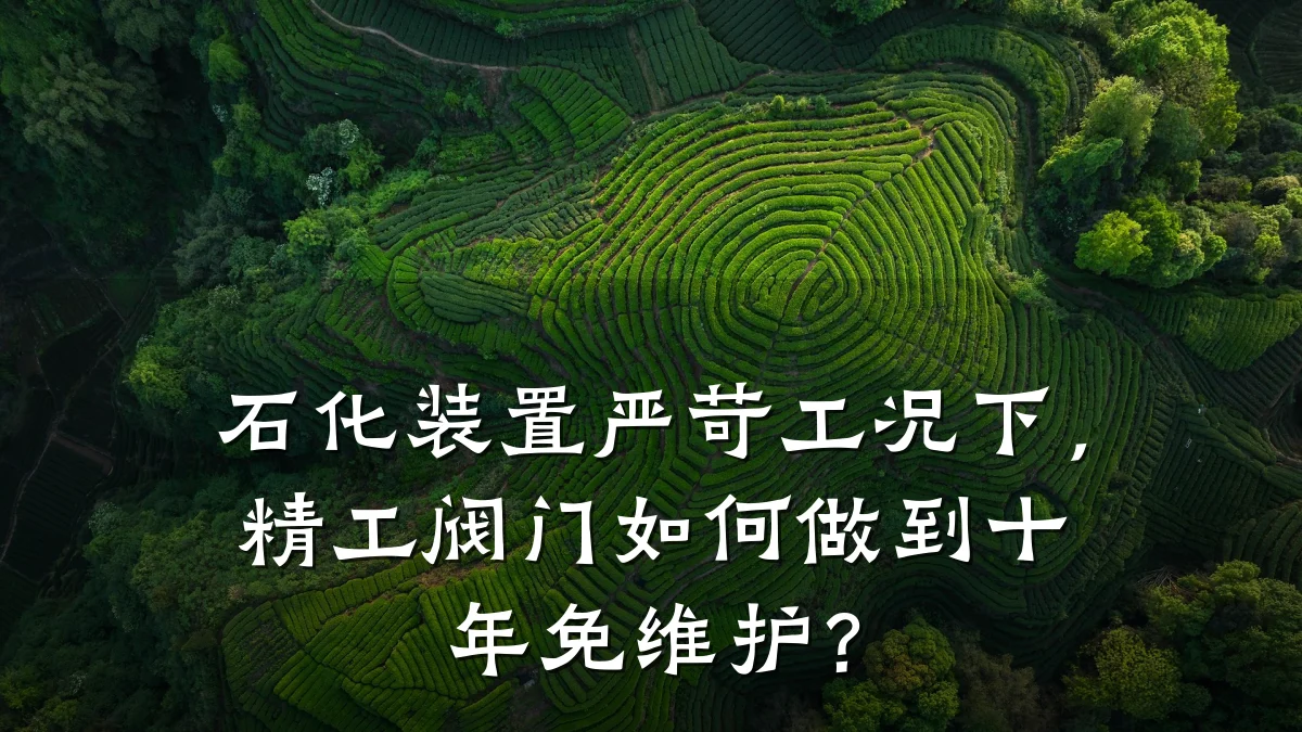 石化装置严苛工况下，精工阀门如何做到十年免维护？