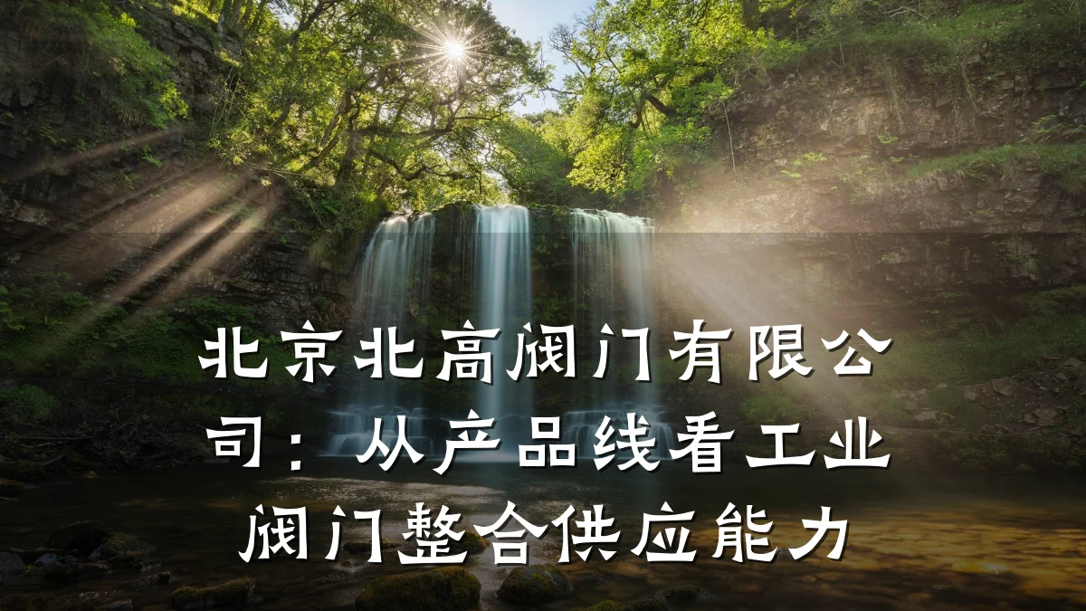 北京北高阀门有限公司：从产品线看工业阀门整合供应能力