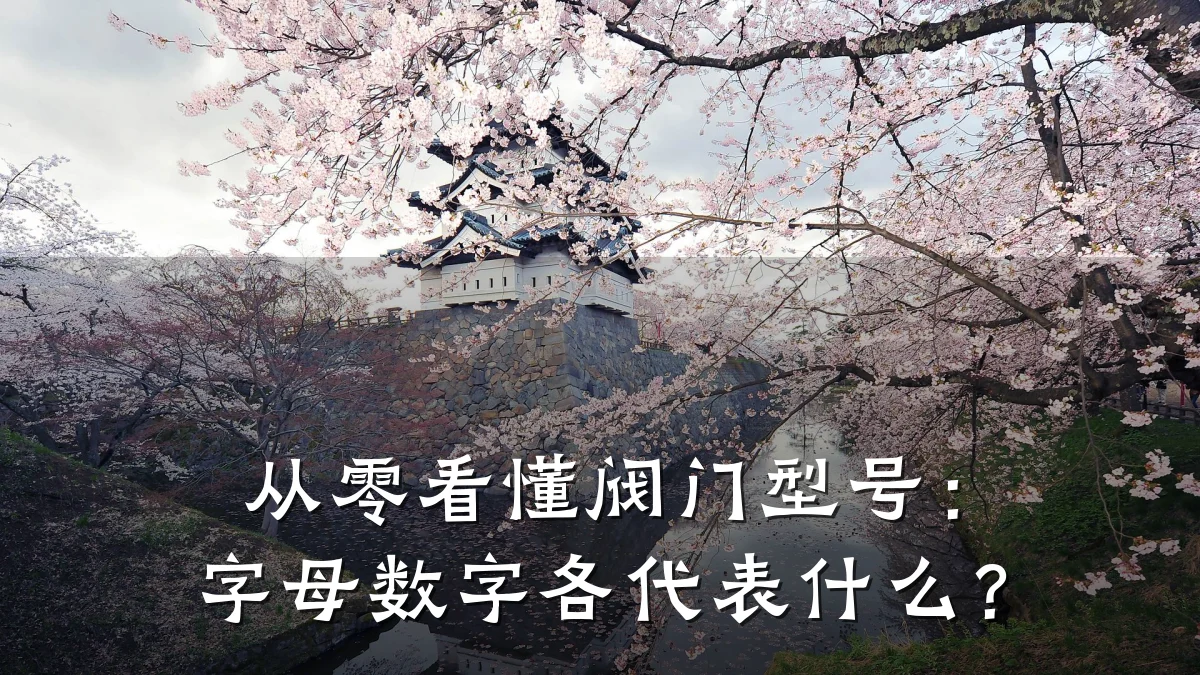 从零看懂阀门型号：字母数字各代表什么？