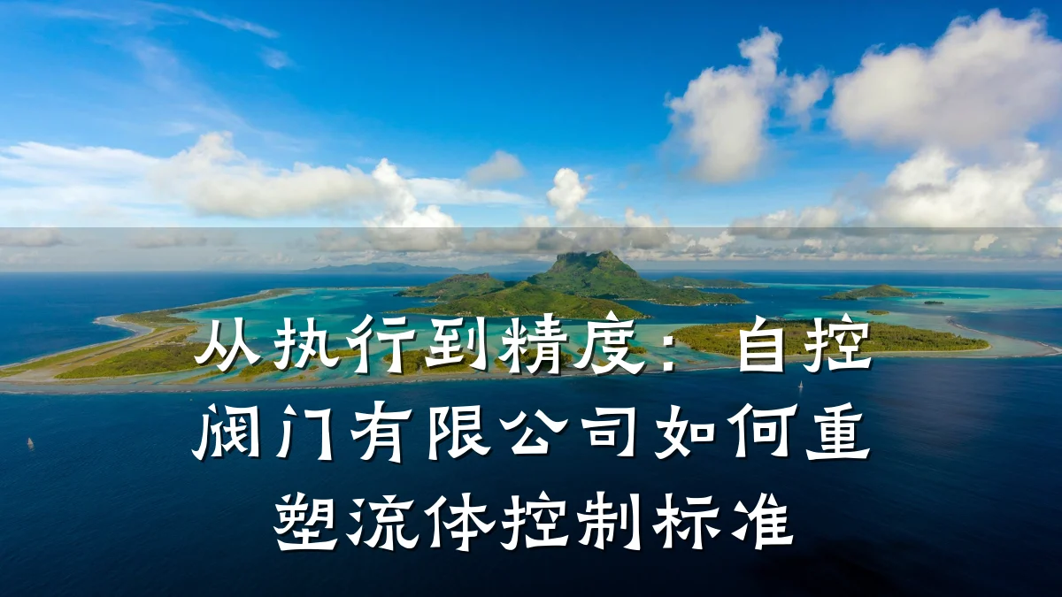 从执行到精度：自控阀门有限公司如何重塑流体控制标准