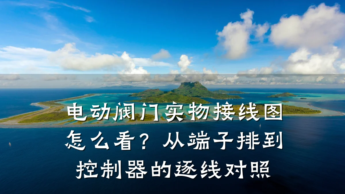 电动阀门实物接线图怎么看？从端子排到控制器的逐线对照