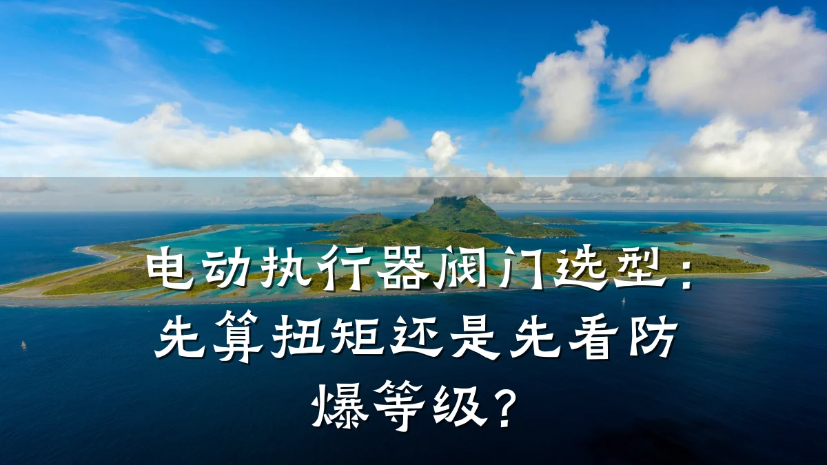 电动执行器阀门选型：先算扭矩还是先看防爆等级？