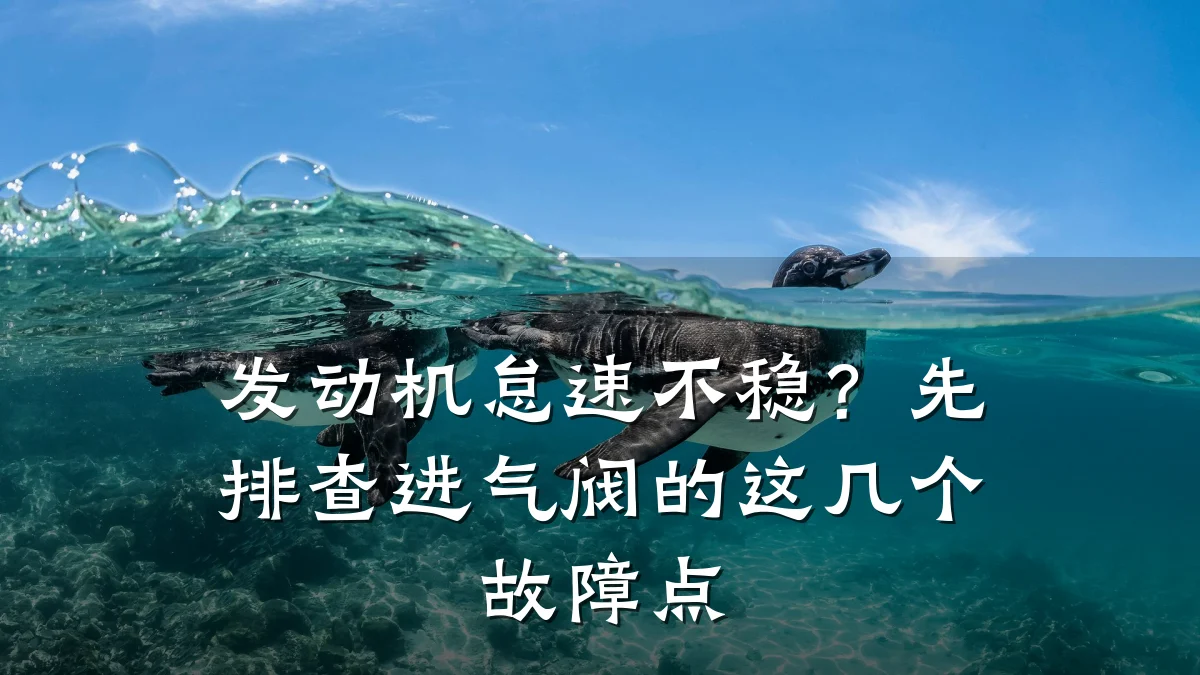 发动机怠速不稳？先排查进气阀的这几个故障点