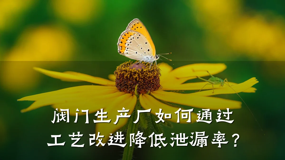 阀门生产厂如何通过工艺改进降低泄漏率？