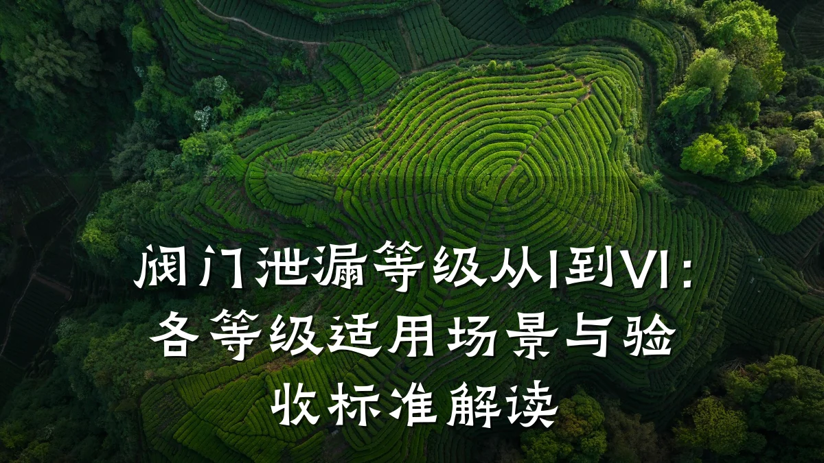 阀门泄漏等级从I到VI：各等级适用场景与验收标准解读