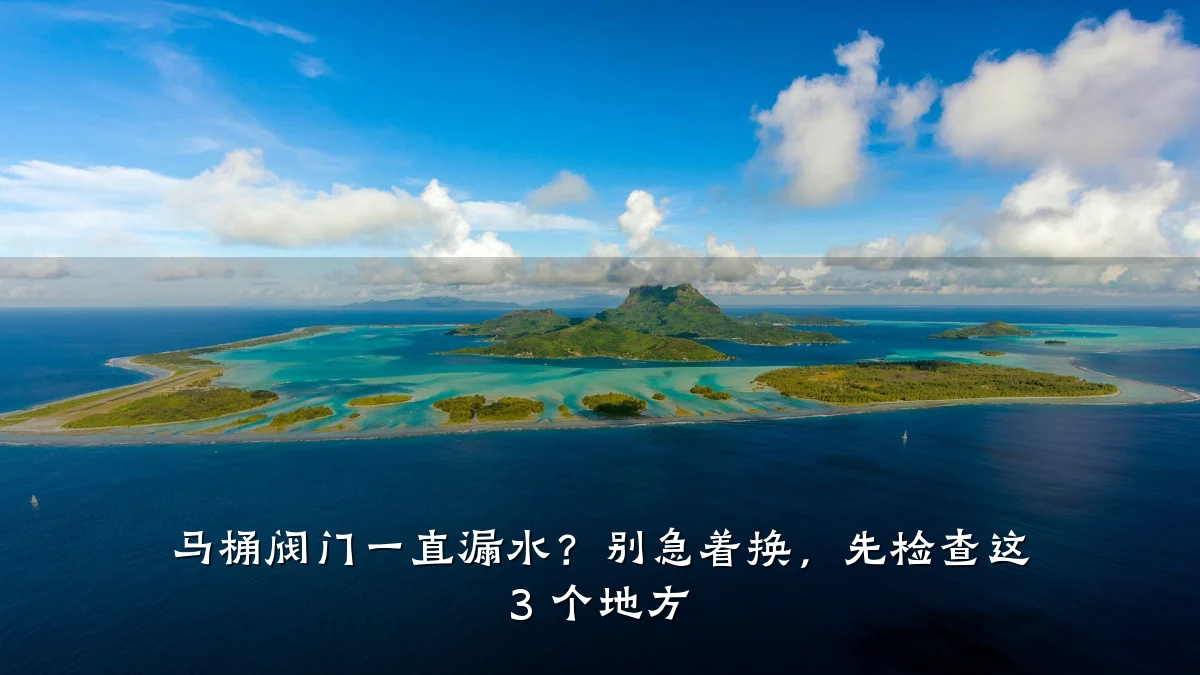 马桶阀门一直漏水？别急着换，先检查这 3 个地方
