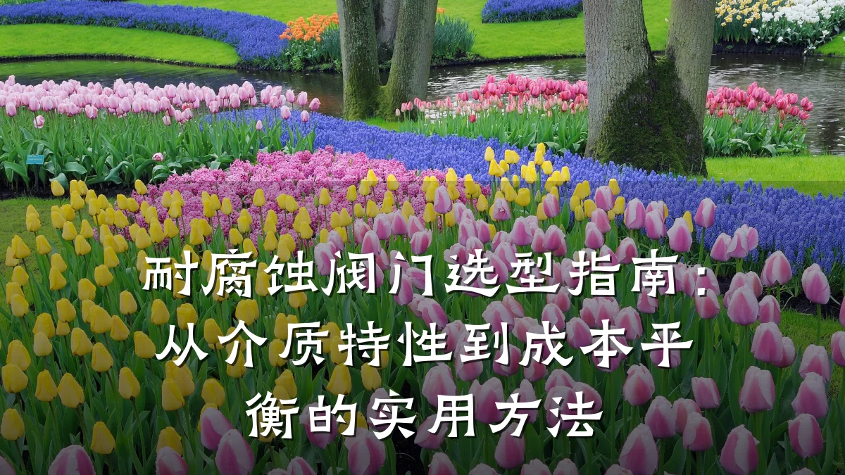 耐腐蚀阀门选型指南：从介质特性到成本平衡的实用方法