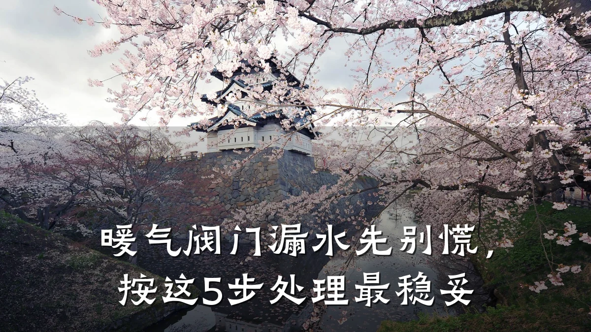 暖气阀门漏水先别慌,按这5步处理最稳妥
