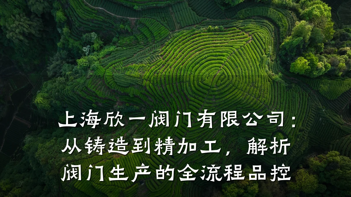 上海欣一阀门有限公司：从铸造到精加工，解析阀门生产的全流程品控