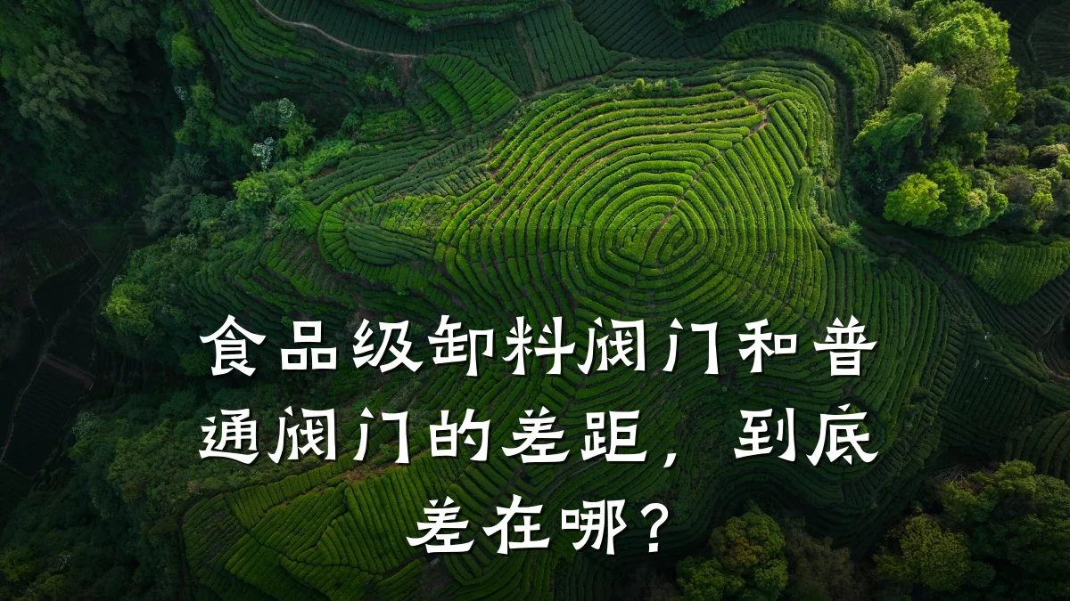 食品级卸料阀门和普通阀门的差距，到底差在哪？