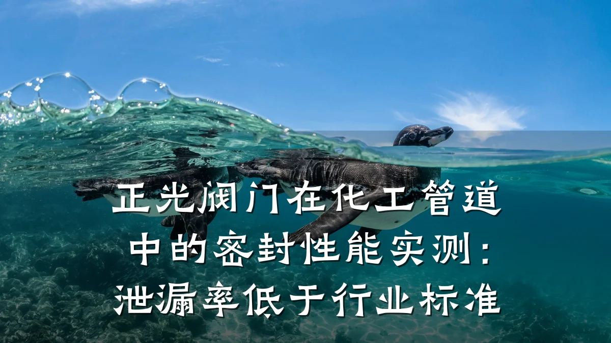正光阀门在化工管道中的密封性能实测：泄漏率低于行业标准