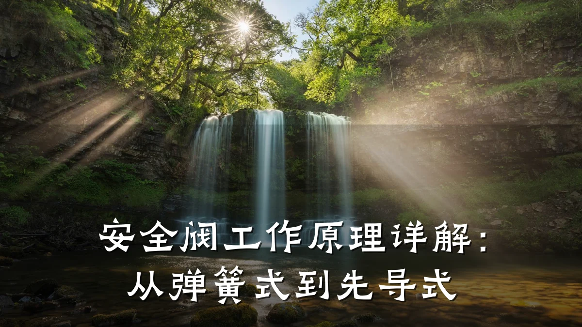 安全阀工作原理详解:从弹簧式到先导式