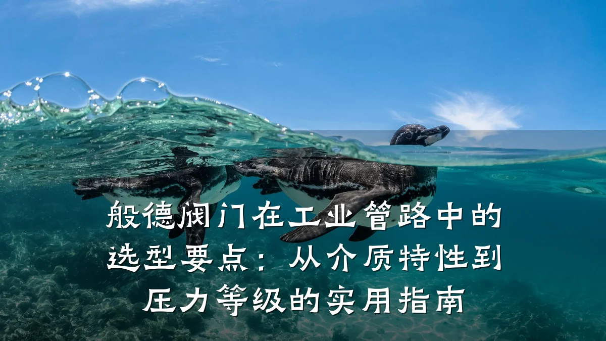 般德阀门在工业管路中的选型要点:从介质特性到压力等级的实用指南