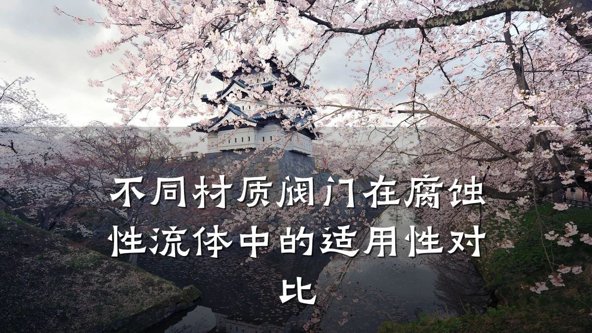 不同材质阀门在腐蚀性流体中的适用性对比