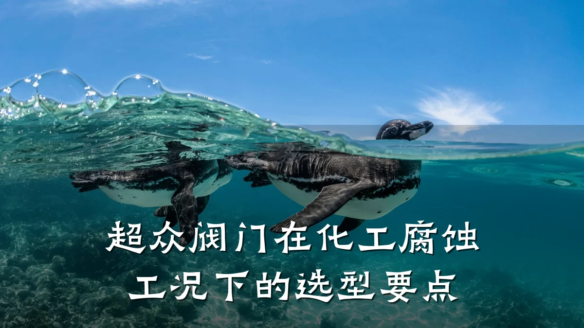 超众阀门在化工腐蚀工况下的选型要点