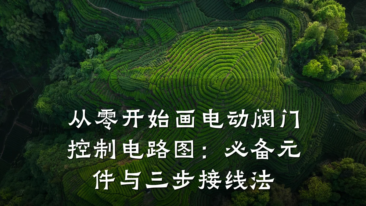 从零开始画电动阀门控制电路图:必备元件与三步接线法