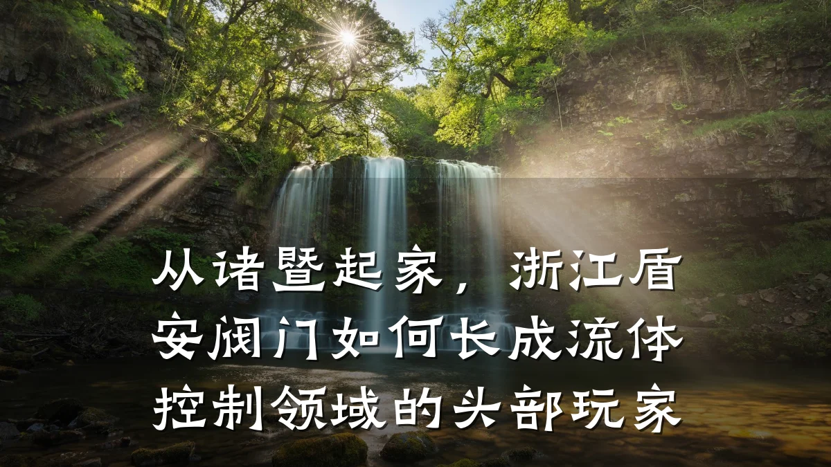 从诸暨起家，浙江盾安阀门如何长成流体控制领域的头部玩家