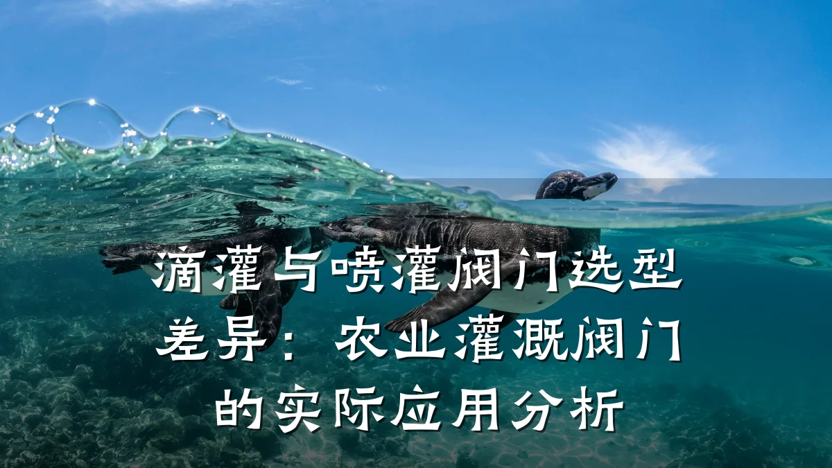 滴灌与喷灌阀门选型差异:农业灌溉阀门的实际应用分析
