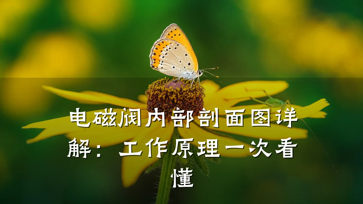 电磁阀内部剖面图详解:工作原理一次看懂