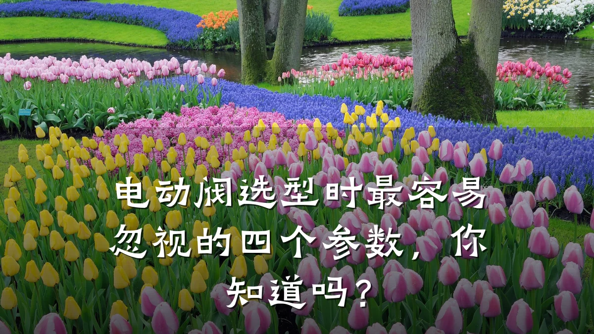 电动阀选型时最容易忽视的四个参数,你知道吗?