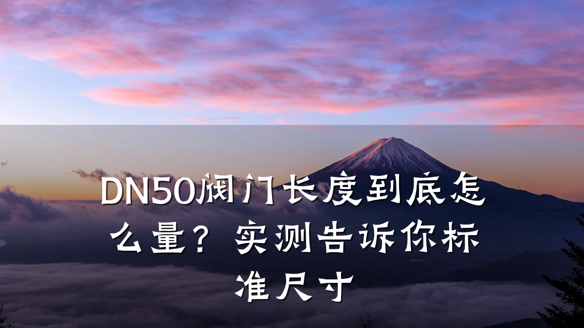 DN50阀门长度到底怎么量?实测告诉你标准尺寸