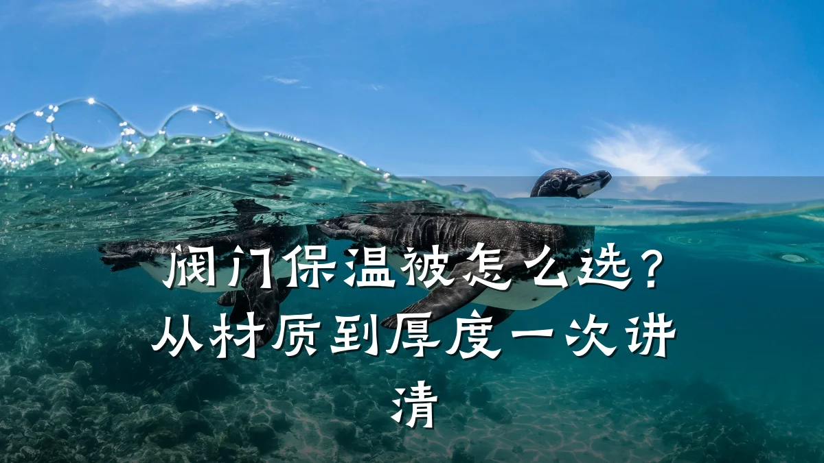 阀门保温被怎么选?从材质到厚度一次讲清