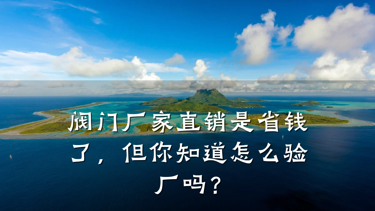 阀门厂家直销是省钱了,但你知道怎么验厂吗?