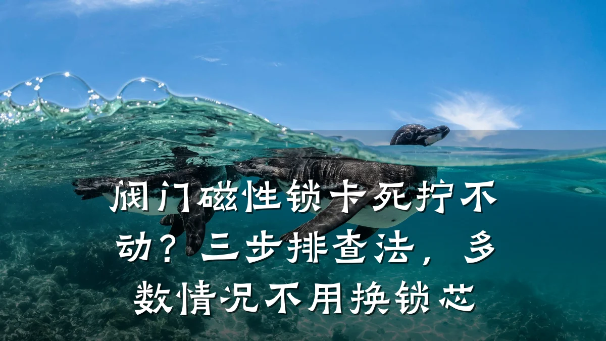 阀门磁性锁卡死拧不动?三步排查法,多数情况不用换锁芯