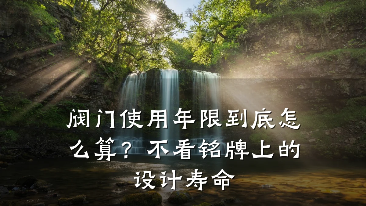 阀门使用年限到底怎么算?不看铭牌上的设计寿命