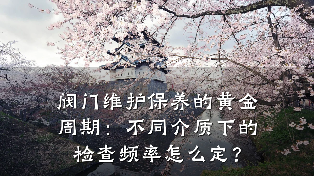 阀门维护保养的黄金周期:不同介质下的检查频率怎么定?