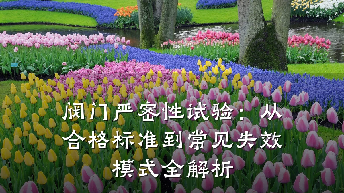 阀门严密性试验:从合格标准到常见失效模式全解析