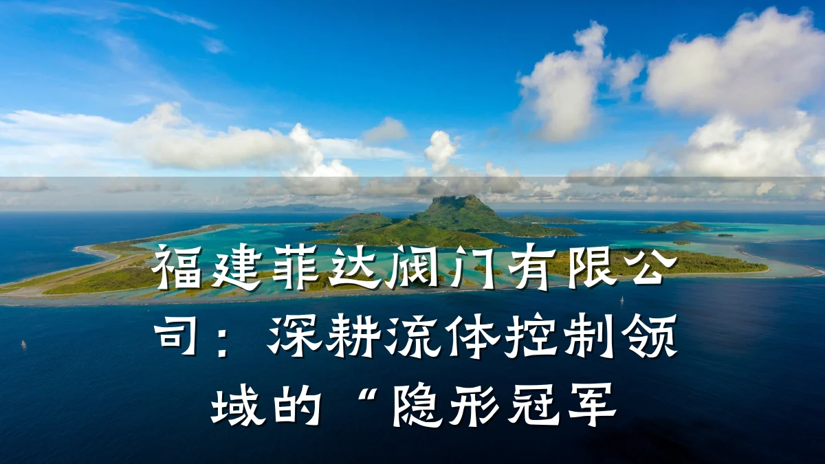福建菲达阀门有限公司:深耕流体控制领域的“隐形冠军