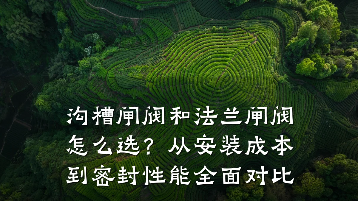 沟槽闸阀和法兰闸阀怎么选?从安装成本到密封性能全面对比