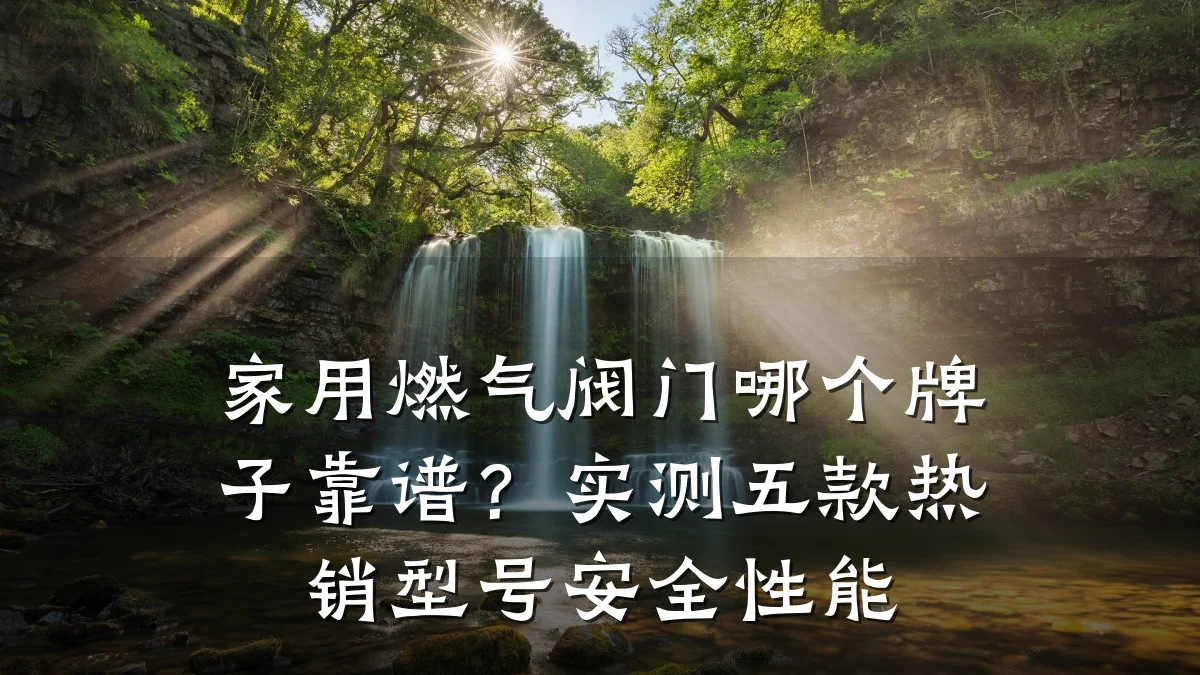 家用燃气阀门哪个牌子靠谱?实测五款热销型号安全性能
