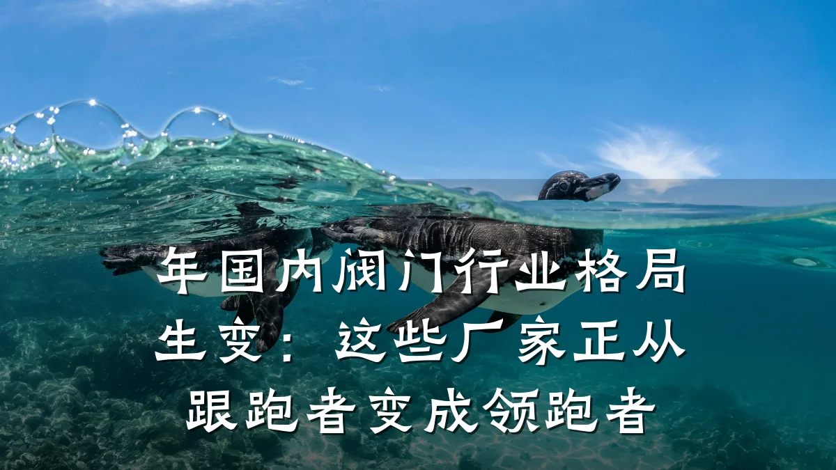 年国内阀门行业格局生变:这些厂家正从跟跑者变成领跑者