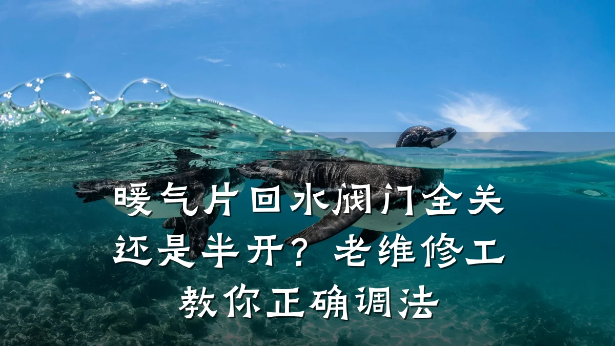 暖气片回水阀门全关还是半开？老维修工教你正确调法