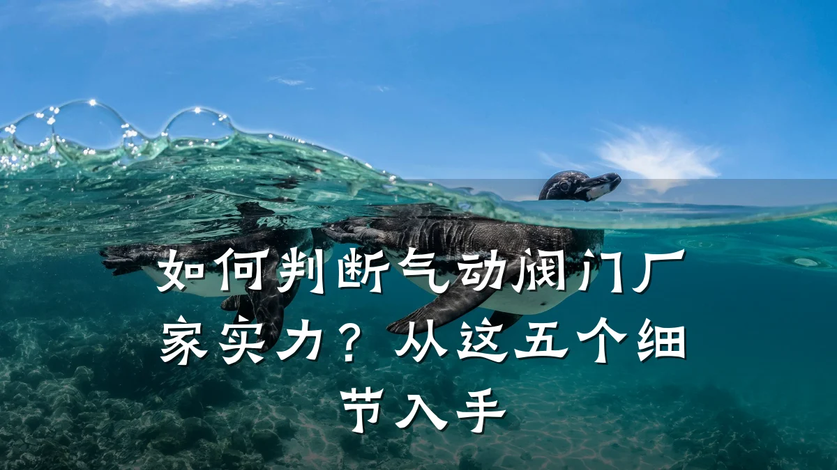 如何判断气动阀门厂家实力?从这五个细节入手