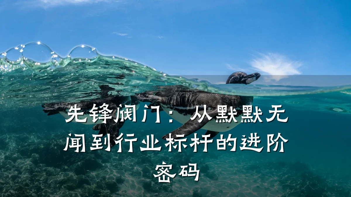 先锋阀门:从默默无闻到行业标杆的进阶密码
