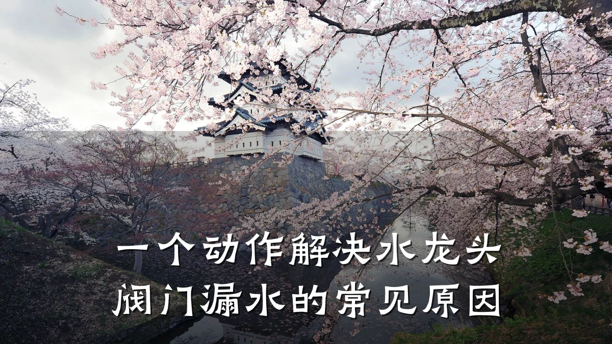 一个动作解决水龙头阀门漏水的常见原因