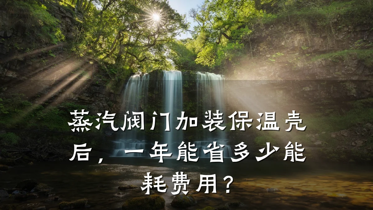 蒸汽阀门加装保温壳后,一年能省多少能耗费用?